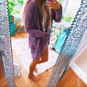Mauve Cardigan